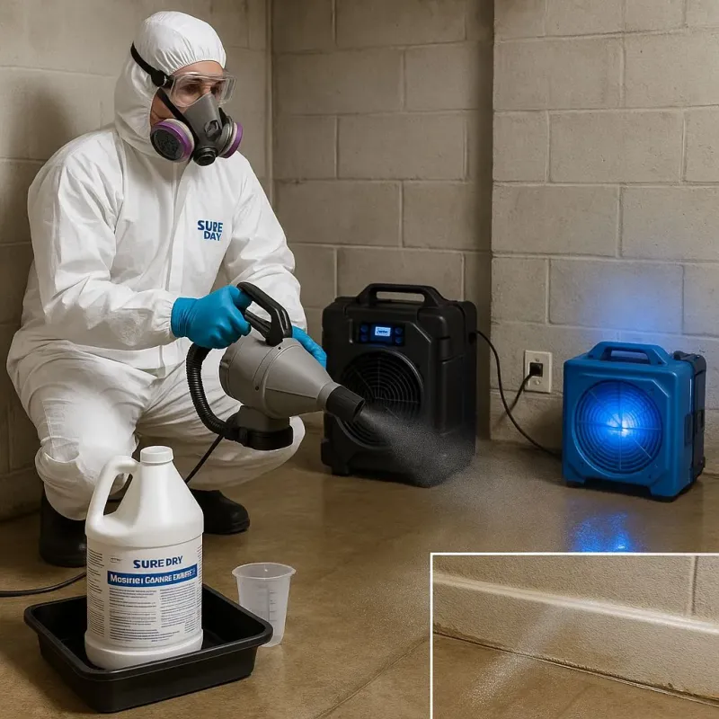 Sanitization and Odor Removal process in McDowell County, NC