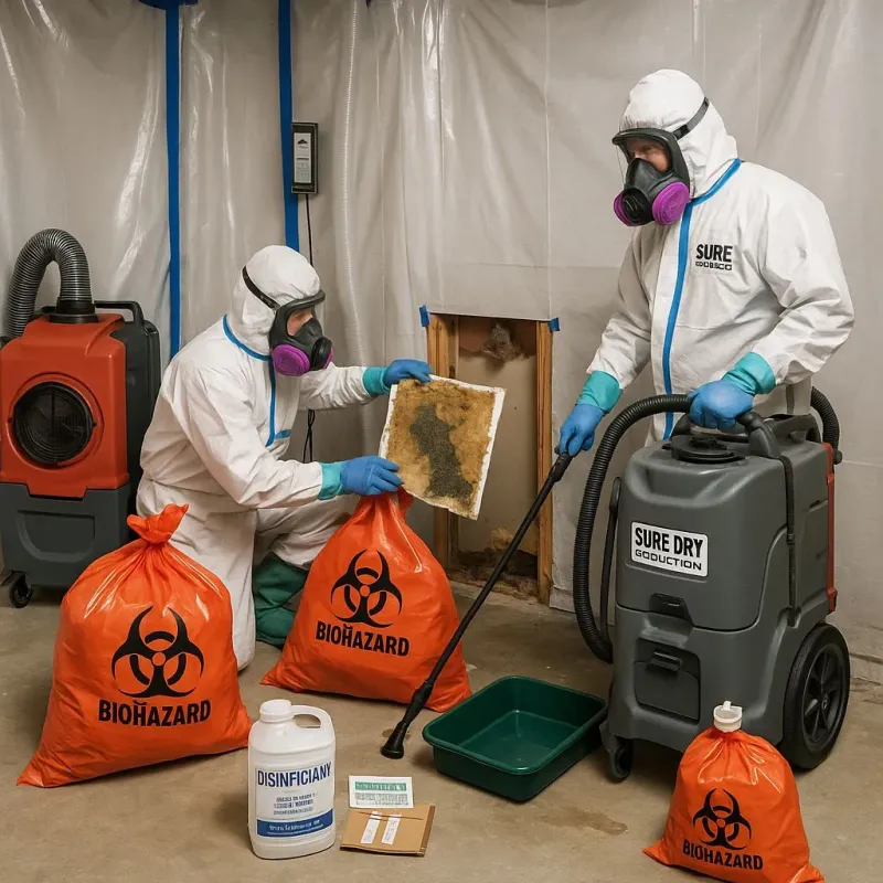 Contaminated Water Handling Protocols process in McDowell County, NC